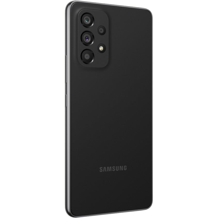 Samsung Galaxy A53 5G SM-A536W 128 GB Smartphone - 6.5" Super AMOLED Full HD Plus 1080 x 2400 - Octa-core (2.40 GHz 2 GHz - Android 12 - 5G - Awesome Black SM-A536WZKAXAC