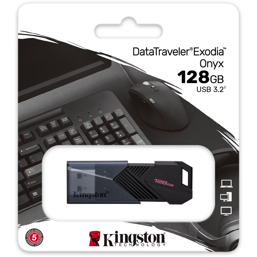 Kingston DataTraveler Exodia 128GB USB 3.2 (Gen 1) Type A Flash Drive DTXON/128GB