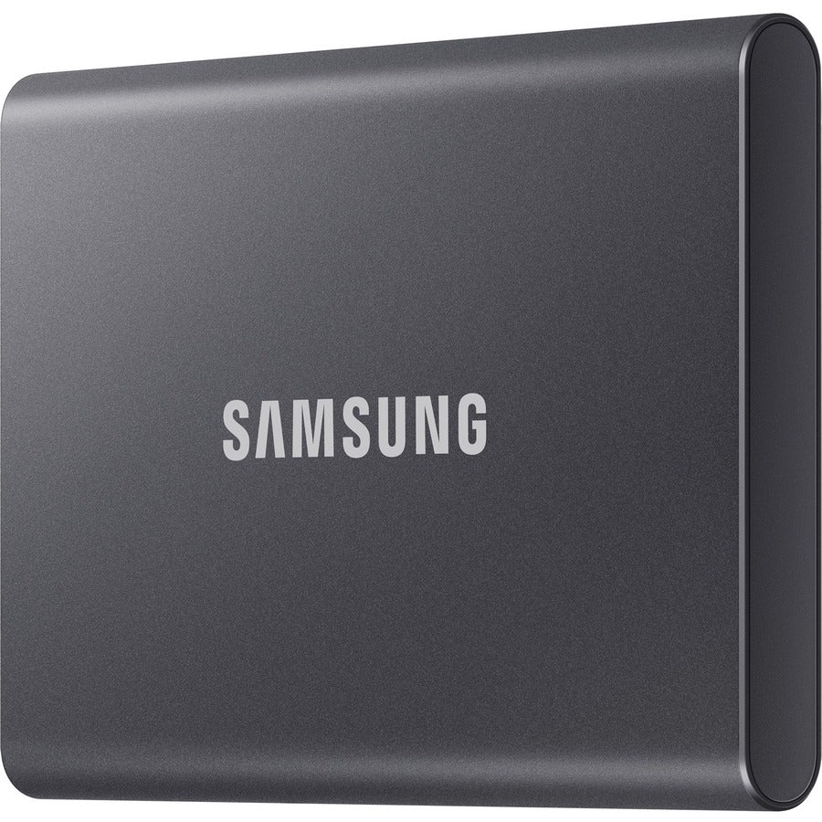 Disque SSD portable Samsung T7 MU-PC2T0T/AM 2 To - Externe - PCI Express NVMe - Gris Titane MU-PC2T0T/AM