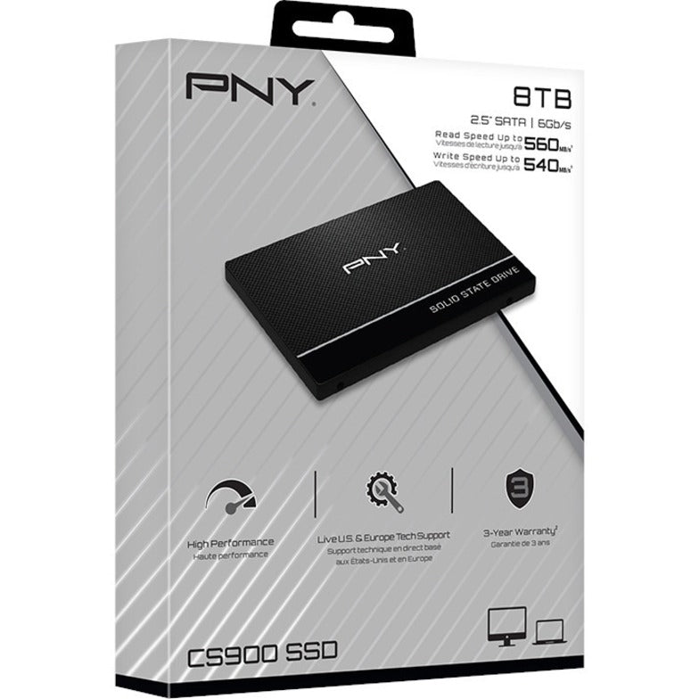 PNY CS900 2 TB Solid State Drive - 2.5" Internal - SATA (SATA/600) SSD7CS900-2TB-RB