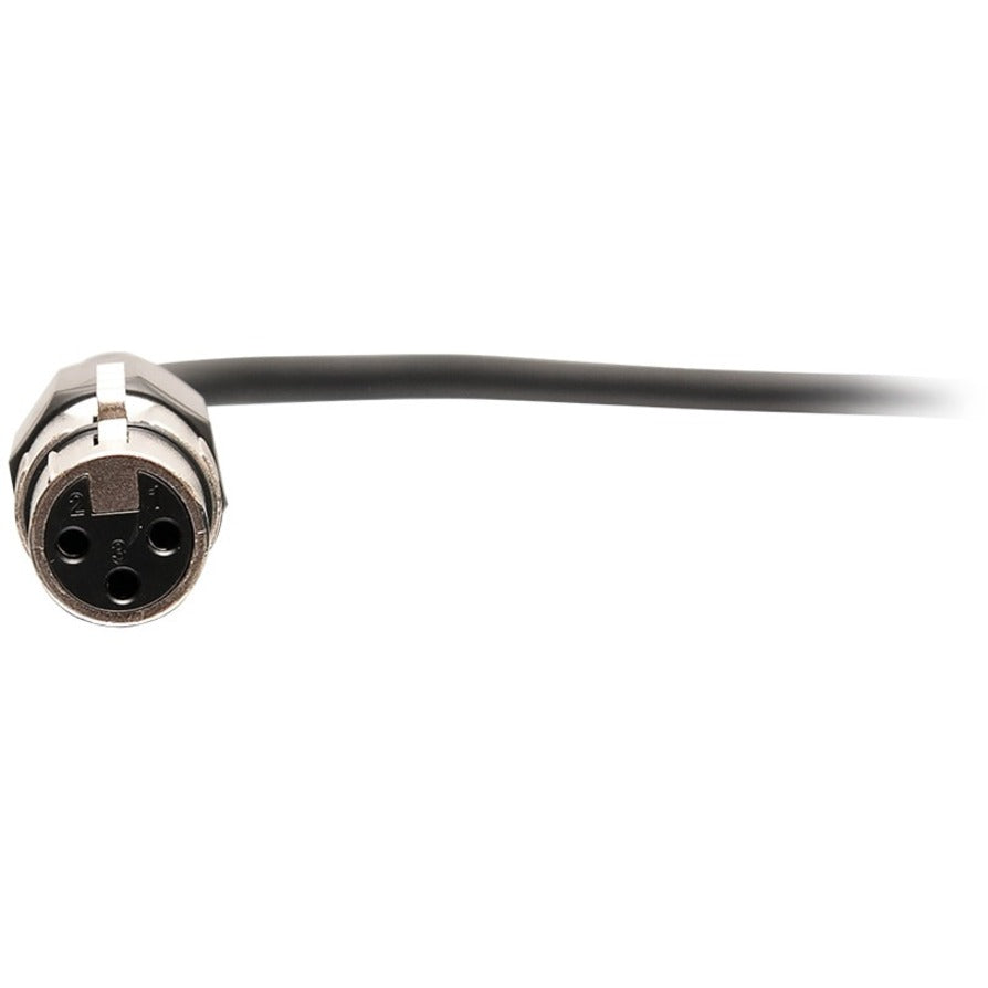 C2G 1.5ft / 18in 3-Pin XLR to TRS 1/8" 3.5mm AUX Audio Cable - M/F C2G41468