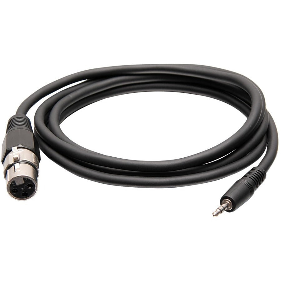 C2G 1.5ft / 18in 3-Pin XLR to TRS 1/8" 3.5mm AUX Audio Cable - M/F C2G41468