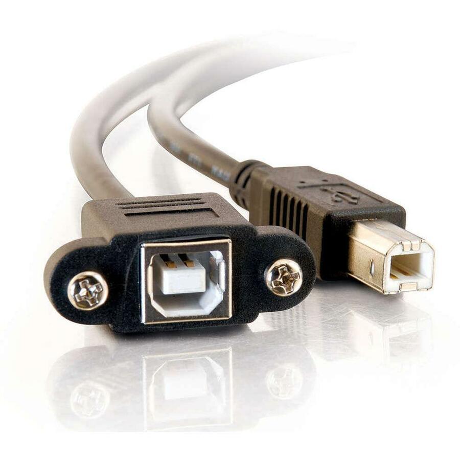 C2G USB 2.0 Panel Mount Cable 28073