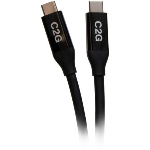 C2G 2.5ft USB-C Male to USB-C Male Cable (20V 5A) - USB4 40Gbps C2G28877