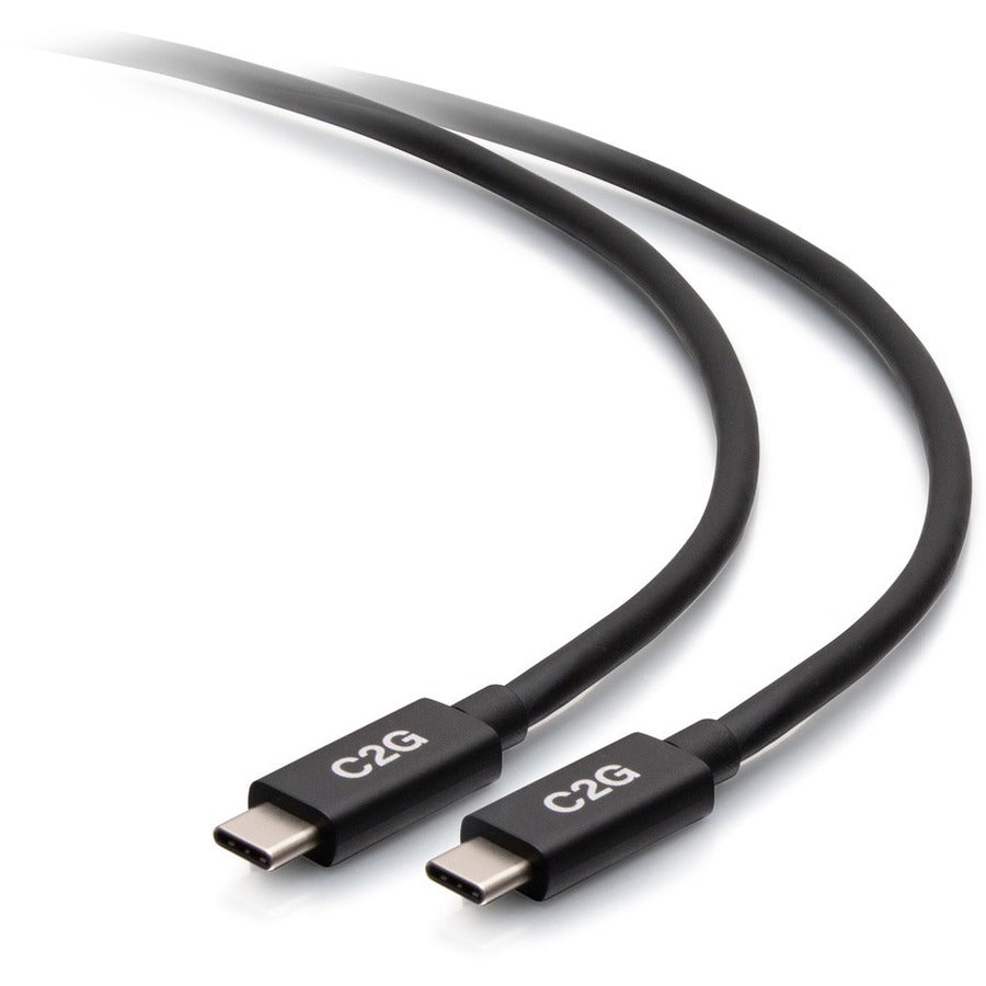 C2G 3.3ft USB-C Male to USB-C Male Cable (20V 5A) - USB4 40Gbps C2G28878