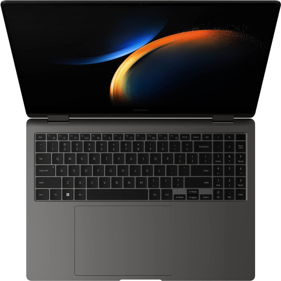 Ordinateur portable 2 en 1 convertible à écran tactile 16" Samsung Galaxy Book3 Pro 360 NP960QFG-KA2CA - 3K - 2880 x 1800 - Intel Core i7 13e génération - Plateforme Intel Evo - 16 Go de RAM totale - 1 To SSD - Graphite NP960QFG-KA2CA