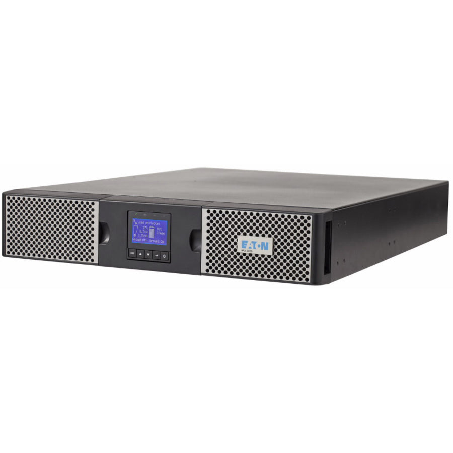 Eaton 9PX UPS, 2U, 2000 VA, 1800 W, 5-20P input, Outputs: (6) 5-20R, (1) L5-20R, 120V, Network card 9PX2000RTN