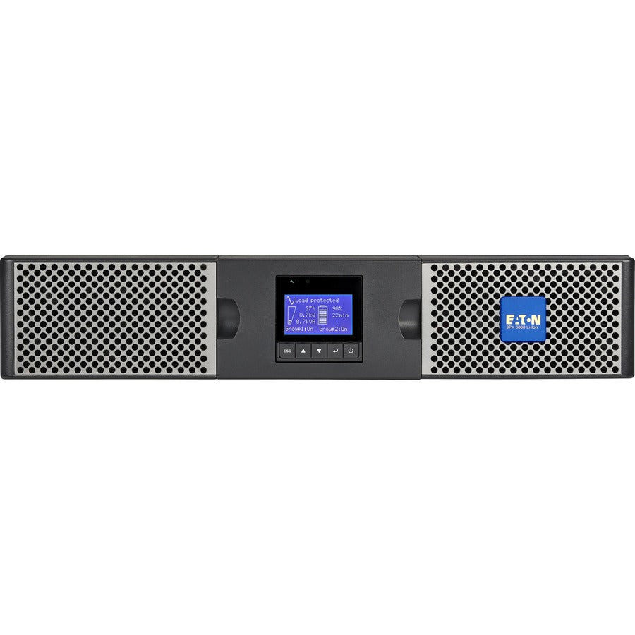 Eaton 9PX Lithium-Ion UPS 3000VA 2400W 120V 2U Rack/Tower UPS Network Card Included 9PX3000RTN-L