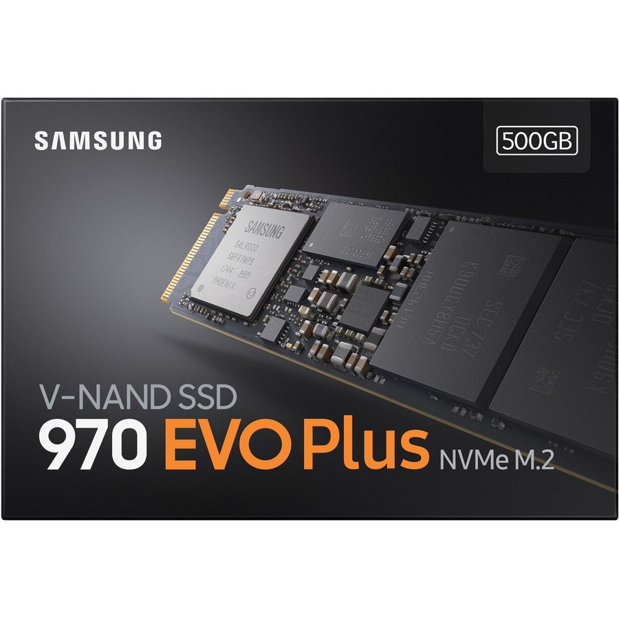 Disque SSD Samsung 970 EVO Plus MZ-V7S500B/AM 500 Go - M.2 interne - PCI Express NVMe (PCI Express NVMe 3.0 x4) MZ-V7S500B/AM