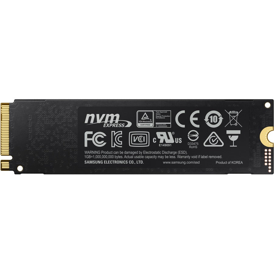 Samsung 970 EVO Plus MZ-V7S500B/AM 500 GB Solid State Drive - M.2 Internal - PCI Express NVMe (PCI Express NVMe 3.0 x4) MZ-V7S500B/AM