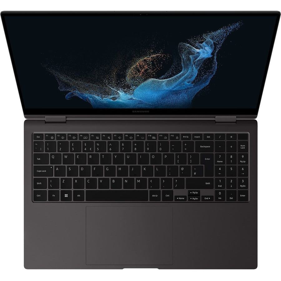 Samsung Galaxy Book2 Pro 360 NP950QED-KA2CA 15.6" Touchscreen Convertible 2 in 1 Notebook - Intel Core i5 - Intel Evo Platform - 16 GB Total RAM - 512 GB SSD - Graphite NP950QED-KA2CA