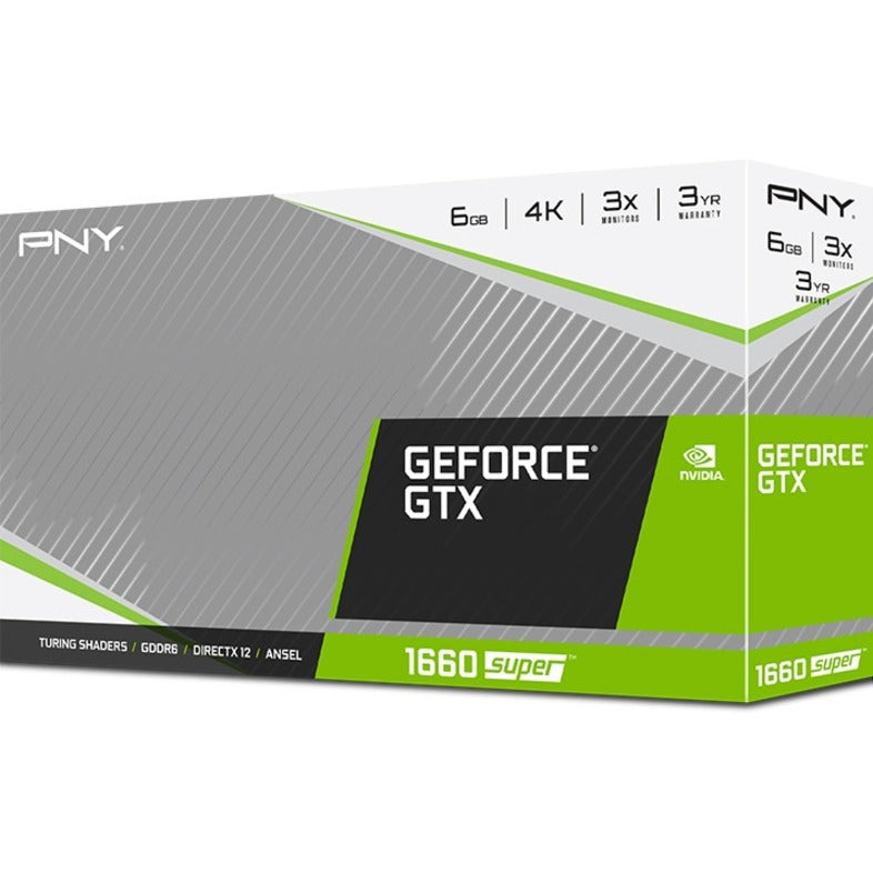 PNY NVIDIA GeForce GTX 1660 SUPER Graphic Card - 6 GB GDDR6 VCG16606SSFPPB