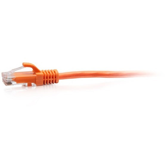 C2G Câble de brassage Ethernet fin Cat6a sans accroc non blindé (UTP) de 3 m - Orange C2G30178