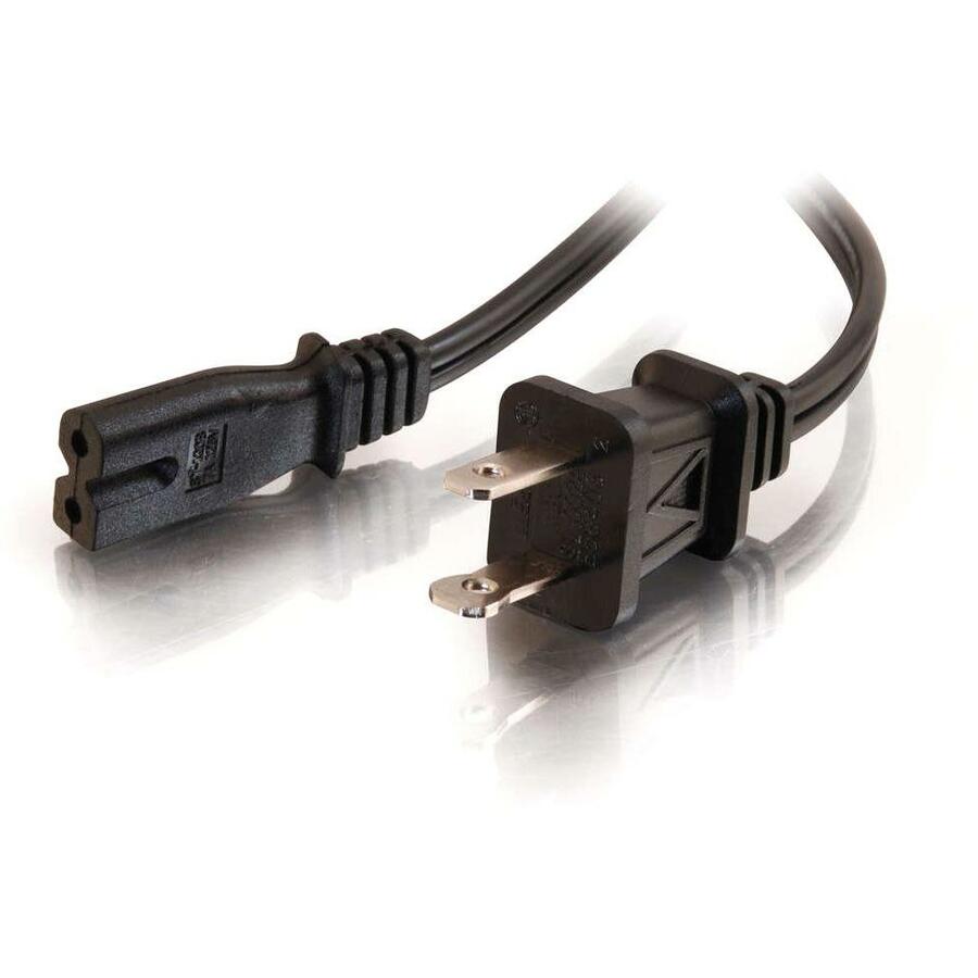 C2G 6ft Polarized 2-Slot Power Cord 27399