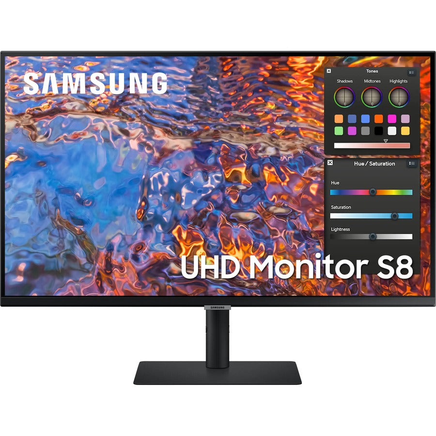 Samsung ViewFinity S8 S32B806PXN 32" 4K UHD LCD Monitor - 16:9 - Black LS32B806PXNXGO