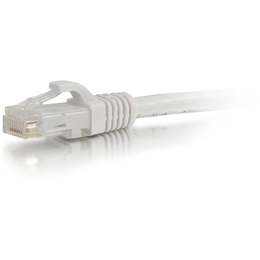 C2G 10 pieds Cat6a Snagless non blindé (UTP) câble Ethernet de raccordement réseau-blanc 50769