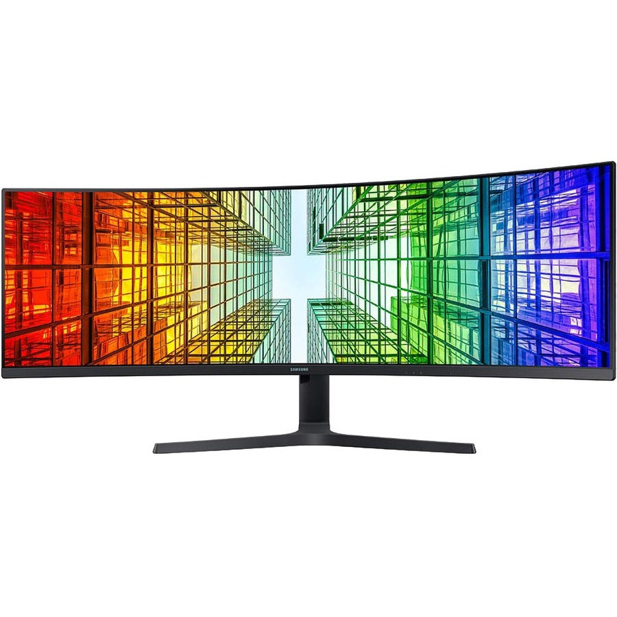 Samsung S49A950U 49" Dual Quad HD (DQHD) Curved Screen Quantum Dot LED LCD Monitor - 32:9 - Charcoal Black LS49A950UINXZA