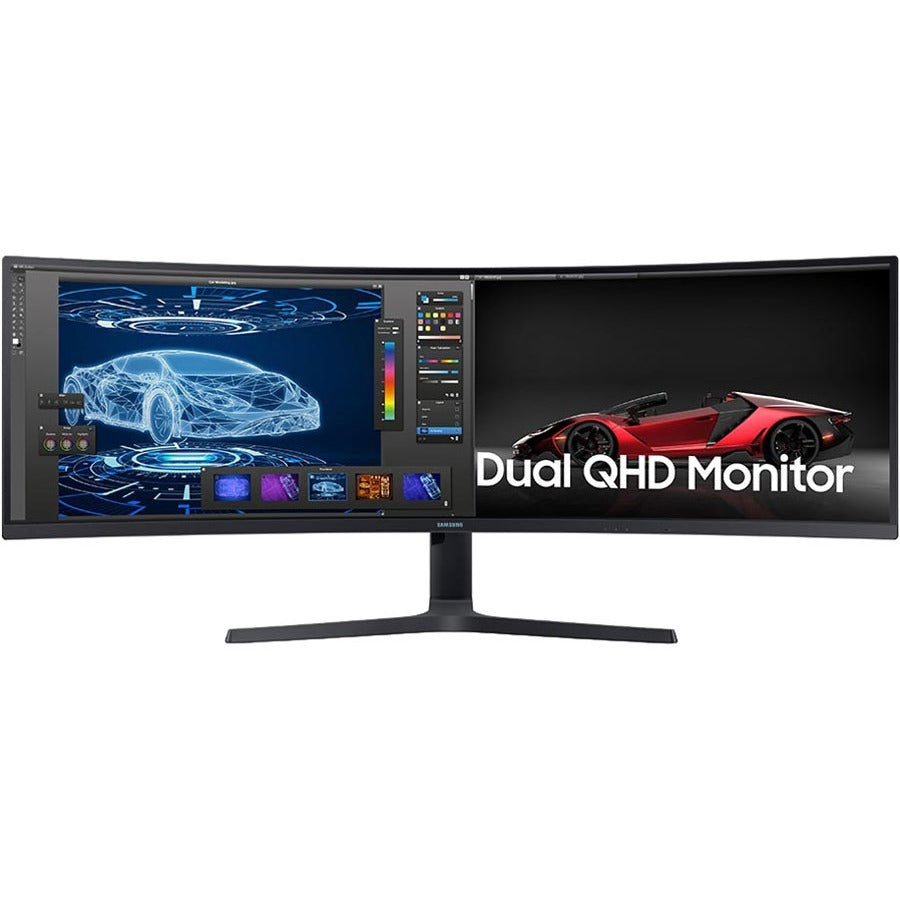 Samsung S49A950U Moniteur LCD LED à écran incurvé Dual Quad HD (DQHD) de 49 po - 32:9 - Noir anthracite LS49A950UINXZA