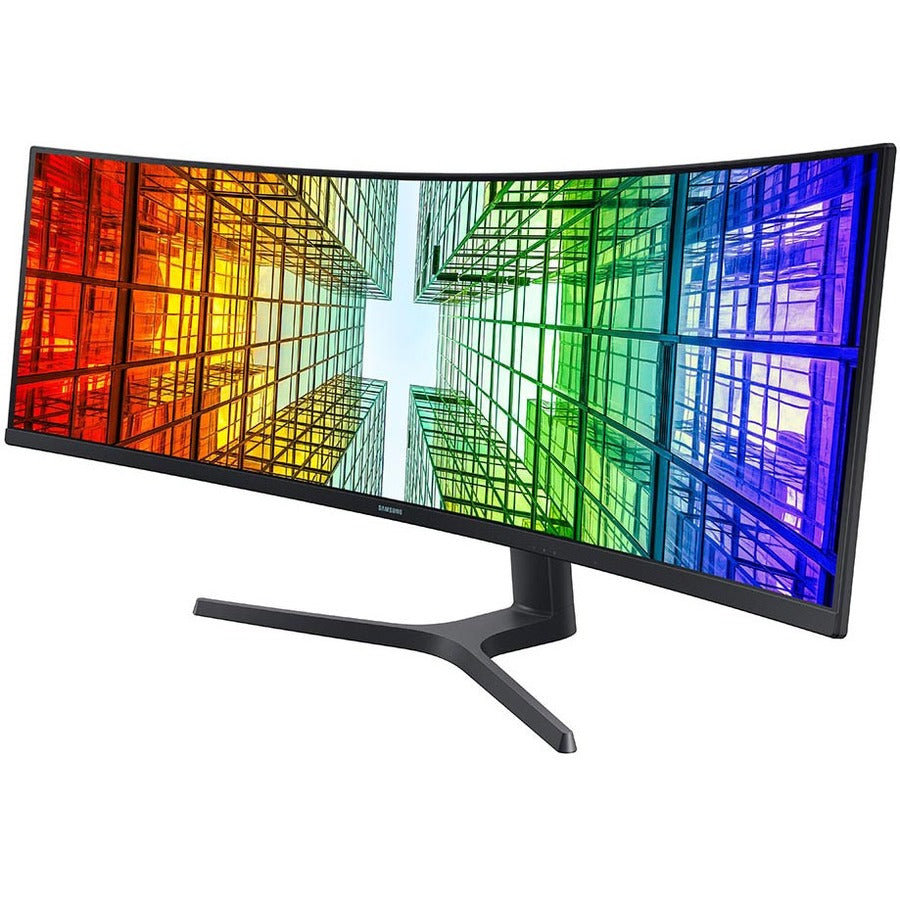 Samsung S49A950U 49" Dual Quad HD (DQHD) Curved Screen Quantum Dot LED LCD Monitor - 32:9 - Charcoal Black LS49A950UINXZA