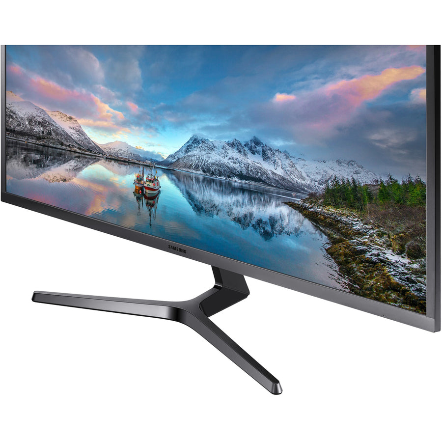 Moniteur LCD Samsung S34J550WQN 34,1" UW-QHD - 21:9 - Gris bleu foncé, noir LS34J550WQNXZA