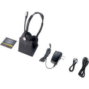 Jabra Engage Series GSA9559-583-125 - Stéréo - Sans fil - Bluetooth/DECT - 492,1 pieds - 40 Hz - 16 kHz - Over-the-head - Binaural - Supra-aural - Unidirectionnel, technologie MEMS Microphone Conforme TAA