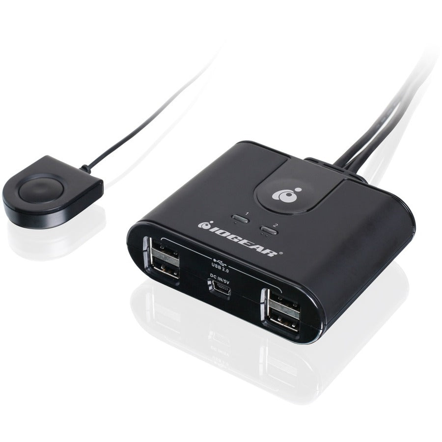 IOGEAR 2x4 USB 2.0 Peripheral Sharing Switch GUS402