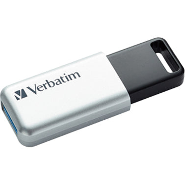 Clé USB 3.0 Store'n' Go Secure Pro Verbatim 64 Go avec cryptage matériel AES 256 - Argent 98666