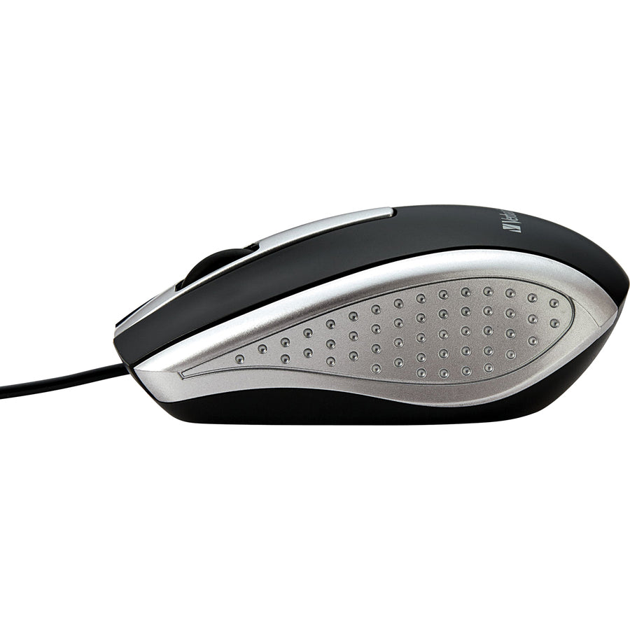 Verbatim Corded Notebook Optical Mouse - White 99741