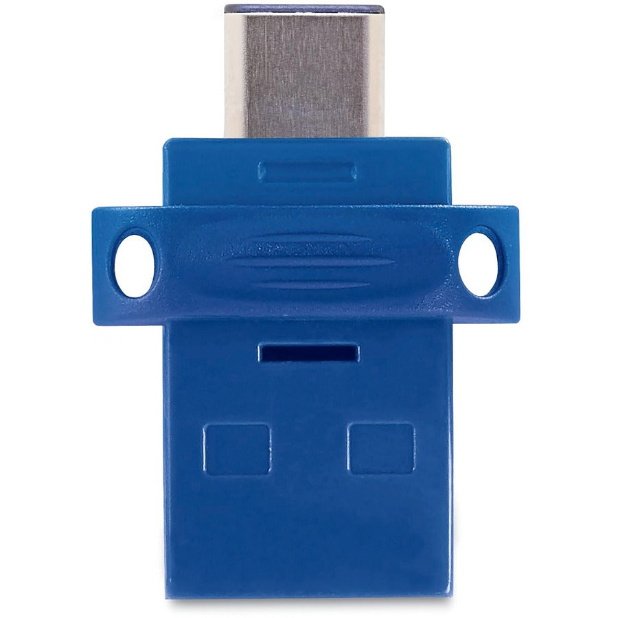 Clé USB 3.0 double Store 'n' Go Verbatim 32 Go pour appareils USB-C - Bleu 99154