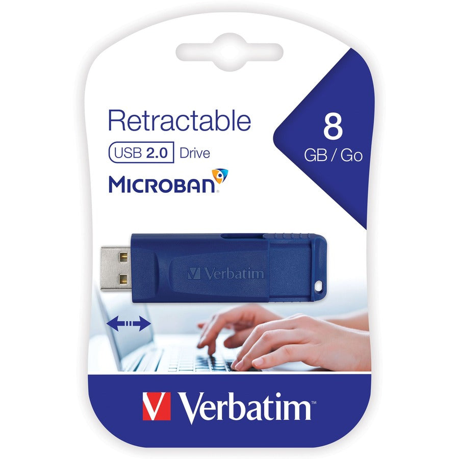 Verbatim 8GB USB Flash Drive - Blue 97088