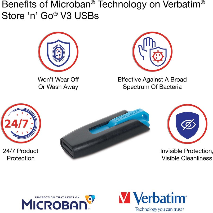 Verbatim Store 'n' Go V3 USB Drive 70898