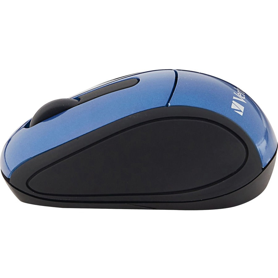 Verbatim Wireless Mini Travel Optical Mouse - Blue 97471