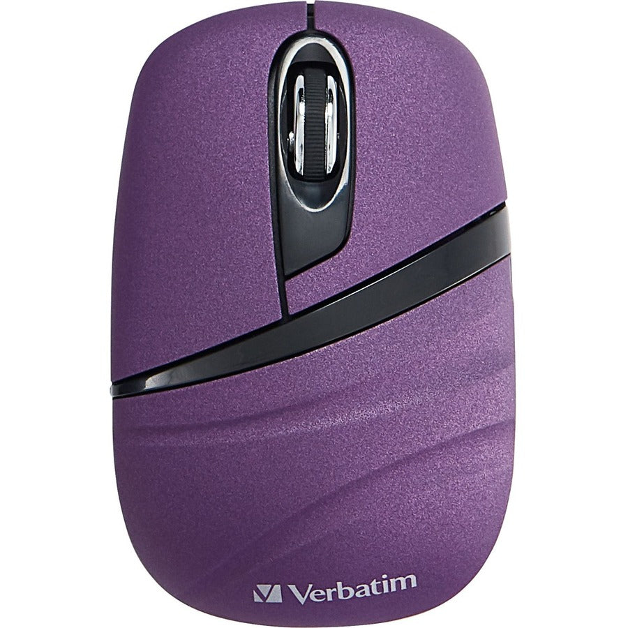 Mini souris de voyage sans fil Verbatim, série Commuter - Violet 70707