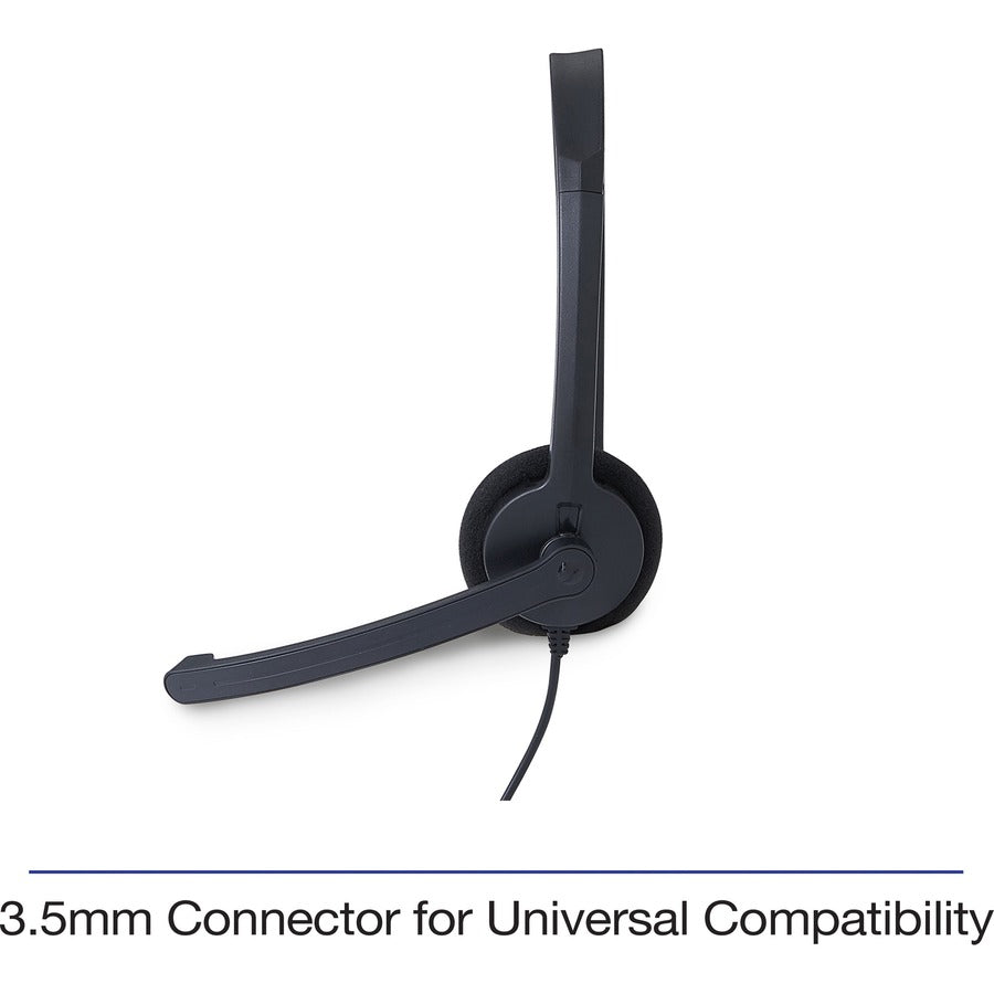 Verbatim Mono Headset with Microphone and In-Line Remote 70722