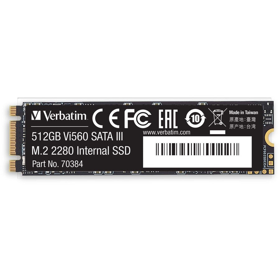 Disque SSD Verbatim Vi560 512 Go - M.2 2280 interne - SATA (SATA/600) 70384