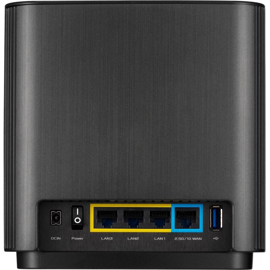 Asus ZenWiFi AX XT8 Wi-Fi 6 IEEE 802.11ax Ethernet Wireless Router ZENWIFI AX (XT8 2PK) CHARCOAL