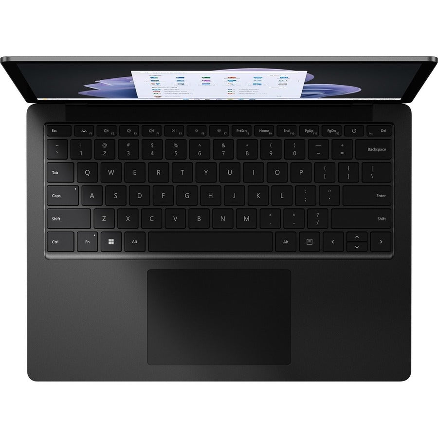 Ordinateur portable à écran tactile Microsoft Surface Laptop 5 13,5" - 2256 x 1504 - Intel Core i5 12e génération i5-1245U - Plateforme Intel Evo - 16 Go de RAM totale - 512 Go SSD - Noir mat R8P-00024