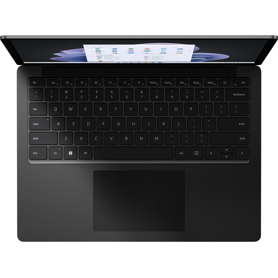 Microsoft Surface Laptop 5 13.5" Touchscreen Notebook - 2256 x 1504 - Intel Core i5 12th Gen i5-1245U - Intel Evo Platform - 8 GB Total RAM - 256 GB SSD - Matte Black R1A-00026