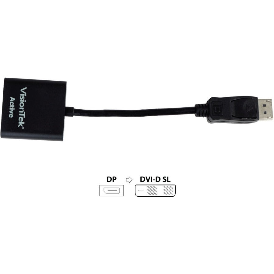 VisionTek DisplayPort to SL DVI-D Active Adapter (M/F) 900340