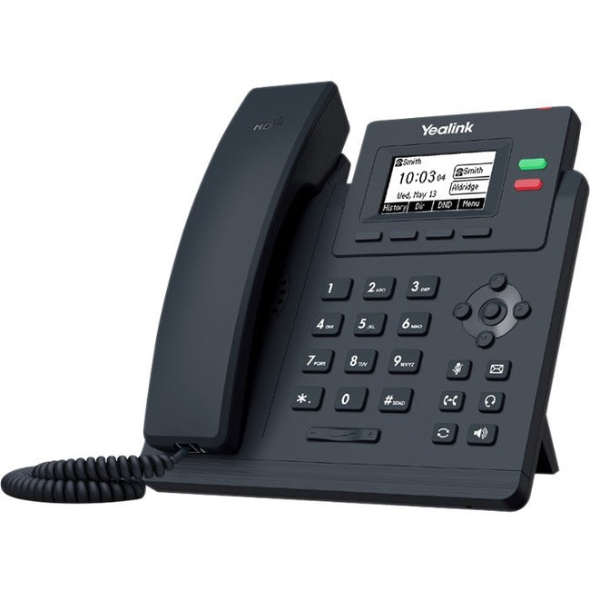 Yealink SIP-T31P IP Phone - Corded/Cordless - Corded - Wall Mountable - Classic Gray SIP-T31P