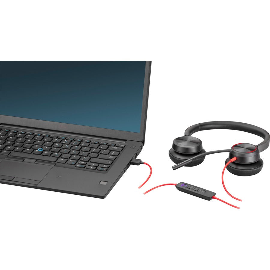 Poly Blackwire 8225-M Microsoft Teams Certified USB-A Headset 772K3AA