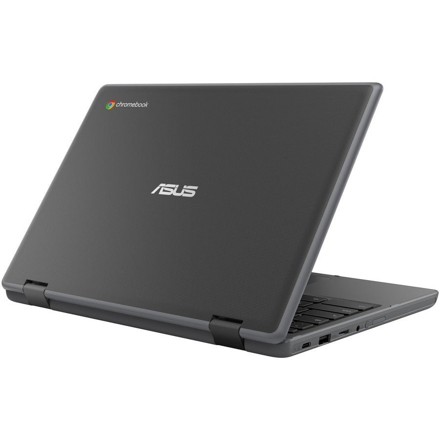 Asus Chromebook Flip CR1 CR1100FKA-C1-CA 11.6" Touchscreen Convertible 2 in 1 Chromebook - HD - 1366 x 768 - Intel Celeron N4500 Dual-core (2 Core) 1.10 GHz - 4 GB Total RAM - 4 GB On-board Memory - 32 GB Flash Memory - Dark Gray CR1100FKA-C1-CA