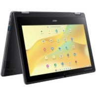 Acer Chromebook Spin 511 R756T R756T-C38U Écran tactile 11,6" convertible 2 en 1 Chromebook - HD - 1366 x 768 - Intel N100 Quad-core (4 Core) 800 kHz - 4 Go de RAM totale - 32 Go de mémoire flash - Shale Black NX.KEAAA .003