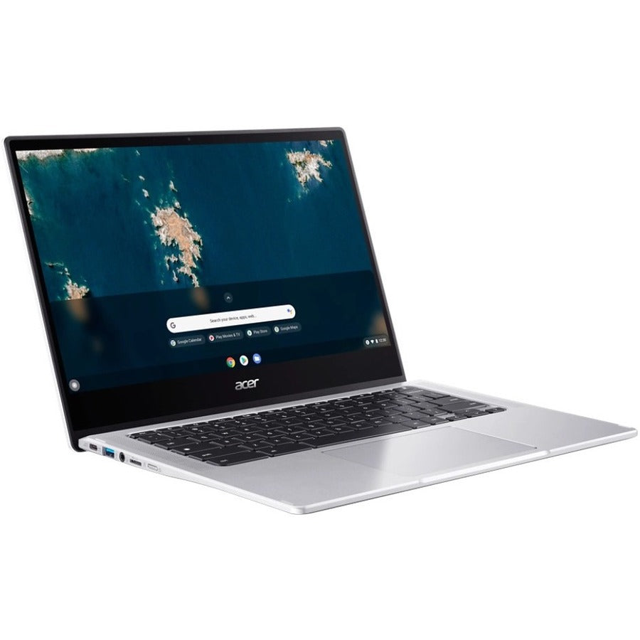Acer Chromebook Spin 314 CP314-1H CP314-1H-C053 14" Touchscreen Convertible 2 in 1 Chromebook - HD - 1366 x 768 - Intel Celeron N4500 Dual-core (2 Core) 1.10 GHz - 4 GB Total RAM - 64 GB Flash Memory - Pure Silver NX.AY4AA.002