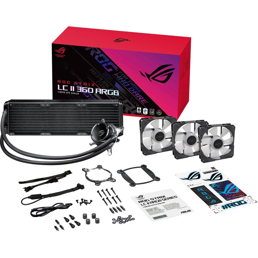 Asus ROG Strix LC II 360 ARGB Ventilateur de refroidissement/radiateur/bloc d'eau ROGSTRIXLCII360ARGB