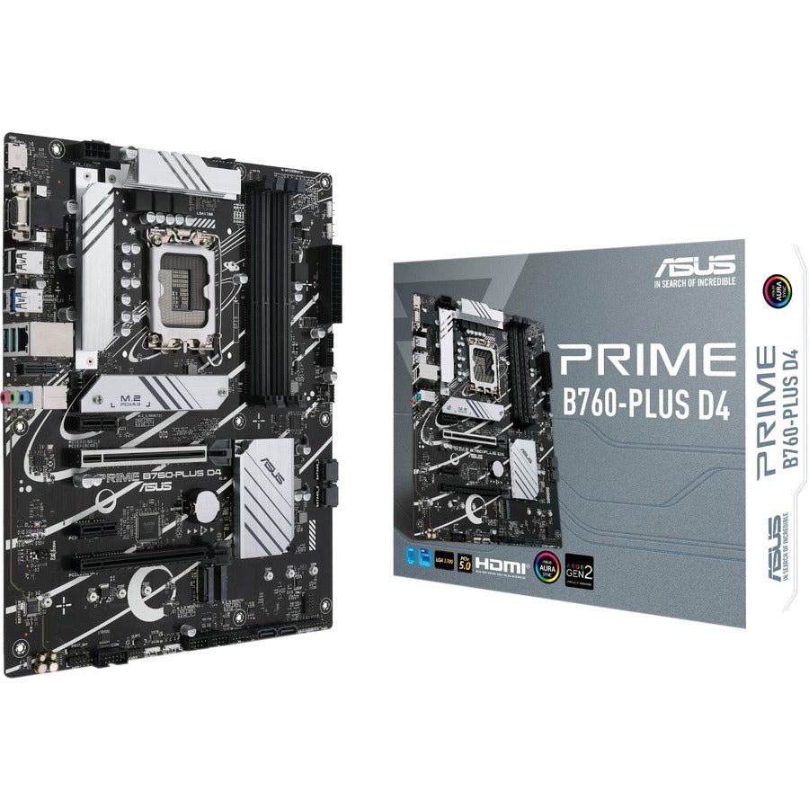 Carte mère de bureau Asus Prime B760-PLUSD4 - Chipset Intel B760 - Socket LGA-1700 - ATX PRIMEB760-PLUSD4