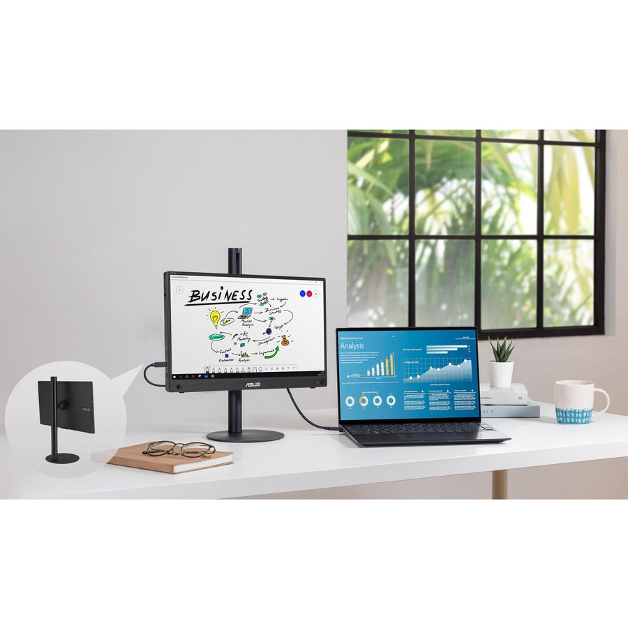 Asus ZenScreen MB16AHG 15.6" Full HD LCD Monitor - 16:9 - Black MB16AHG