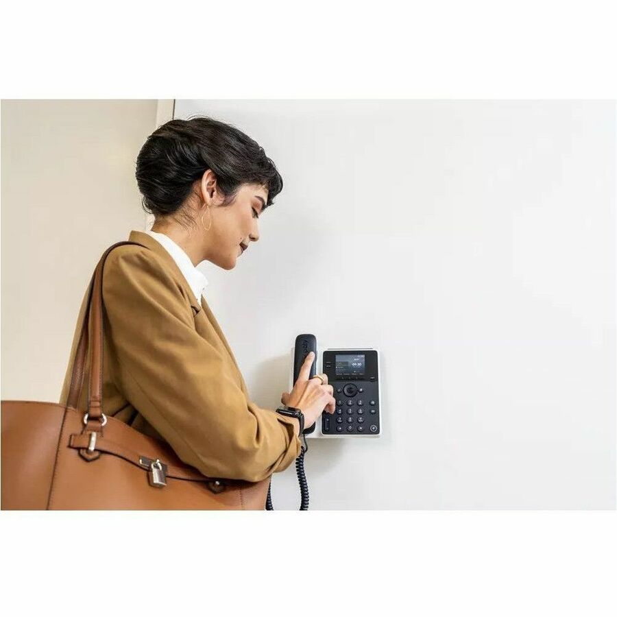 Téléphone IP Poly Edge E100 - Filaire - Filaire - NFC - Bureau, Montage mural - Conforme TAA 2200-86980-001