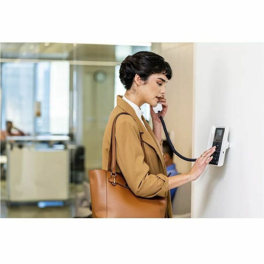 Téléphone IP Poly Edge E100 - Filaire - Filaire - NFC - Bureau, Montage mural - Conforme TAA 2200-86980-001