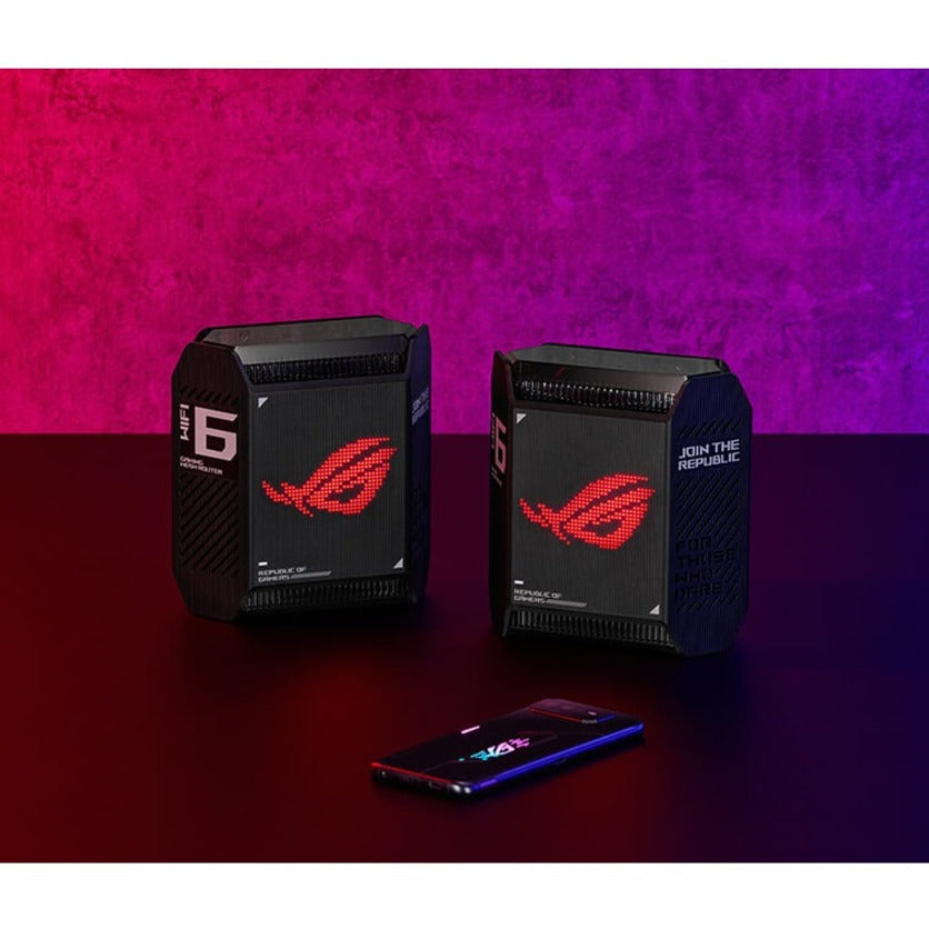 Routeur sans fil Ethernet Asus ROG Rapture GT6 Wi-Fi 6 IEEE 802.11ax GT6 (B-2-PK)